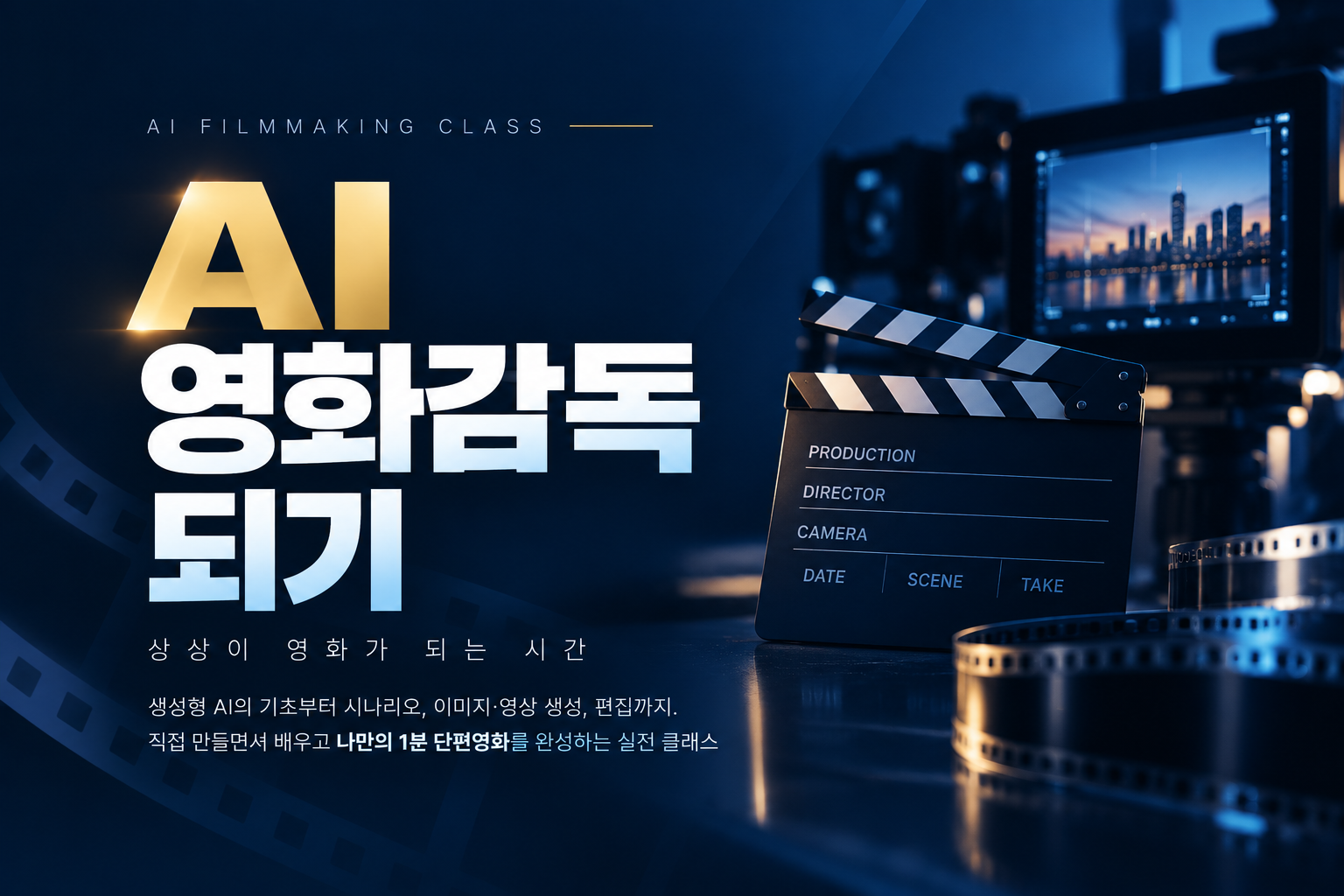 제로베이스로 주말동안 AI 영화감독 데뷔하기 (주말/1기)